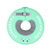 Nekring baby zonder lucht Mambobaby™ Bootjes – Groene nekring zonder lucht met riem en steun...