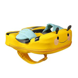Luchtvrije schouderfloat Mambobaby™ Bij – Schouderfloat zonder lucht met bijenontwerp, geel en lichtblauw