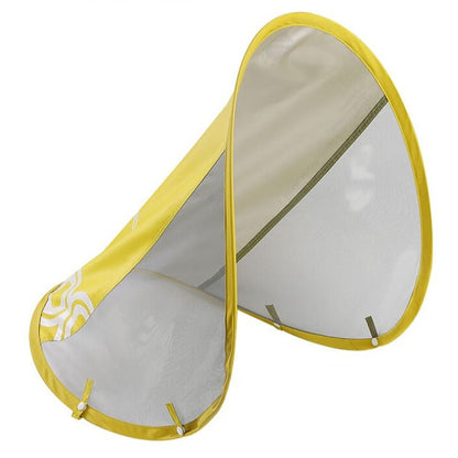 Gele Mambobaby™ zonnekap – UPF 50+ bescherming voor babyfloat