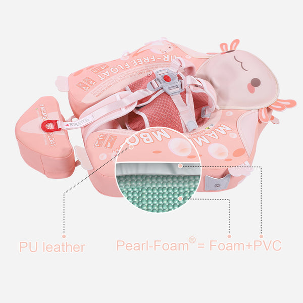 Babyfloat zonder lucht Mambobaby™ Salamander – Babyfloat zonder lucht: PU-lagen en Pearl-Foam/schuim+PVC schuim