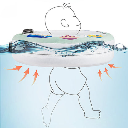 Nekring baby zonder lucht Mambobaby™ Bootjes – Groene nekring zonder lucht met babydesign en...