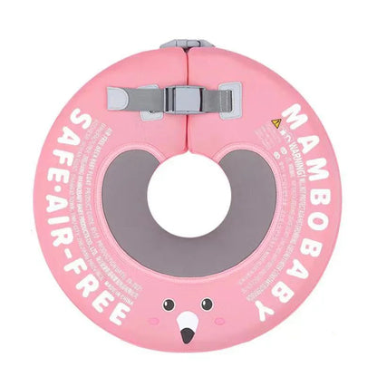 Mambobaby™ Spa nekring baby roze, niet-opblaasbaar met verstelbare sluiting