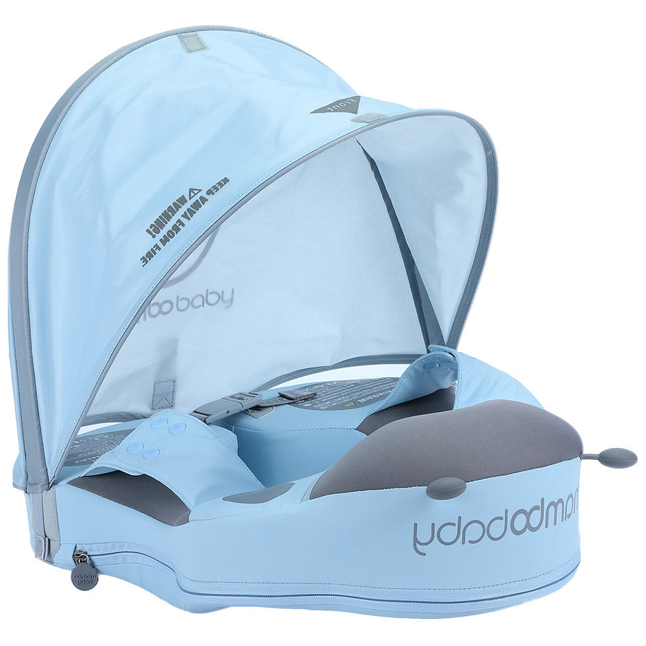 Mambobaby™ Lieveheersbeestje schouderfloat – zwemhulp hemelsblauw met transparante zonnekap en...