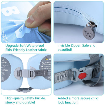 Mambobaby™ Lieveheersbeestje schouderfloat – blauwe zwemhulp: veiligheidsgesp en sluiting met...