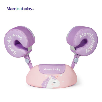 Mambobaby™ zwemhulp paars met opblaasbaar vest en verstelbare zwemvleugels